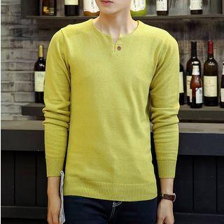 Notch Neck Sweater