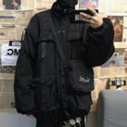 Mock-neck Pocket Jacket