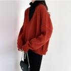 Lace Trim Sweater / Plain Long-sleeve T-shirt