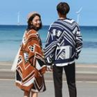 Couple Matching Patterned Sweater / Long Knit Cardigan