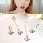 Non-matching Artificial Crystal Dangle Earring