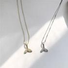 Rhinestone Mermaid Tail Pendant Necklace