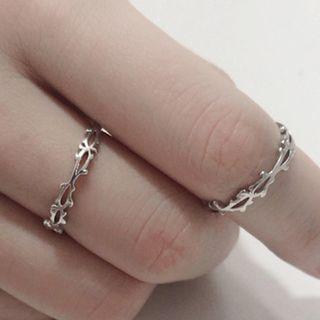 Branches Open Ring Silver - One Size