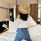 Straw Hat White - One Size