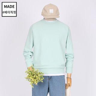 Pastel Color Textured Sweatshirt