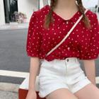 Love Printed Short Sleeve Shirt