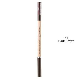 Its Skin - Babyface Powdery Wood Eyebrow (3 Colors) #01 Dark Brown