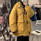 Unisex Loose-fit Hooded Padded Jacket