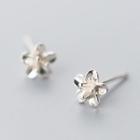 925 Sterling Silver Floral Earrings