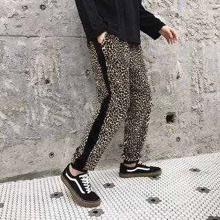 Leopard Print Sweatpants
