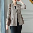 Cropped Dress Pants / Double-breasted Blazer