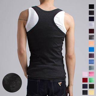 Cross-back Tank Top In 19 Colors