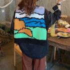 Color-block Shawl