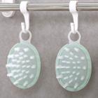 Silicone Head Scalp / Hair Brush Green - One Size