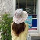Flower Embroidered Bucket Hat As Shown In Figure - M (56-58cm)