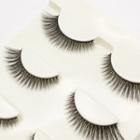False Eyelashes #3d-09 3 Pairs - One Size