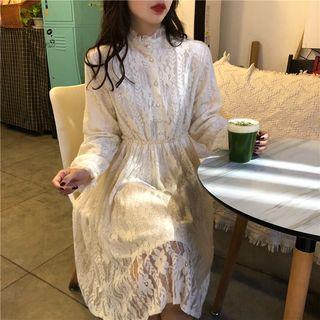 Lace Blouse / Long-sleeve Lace Dress