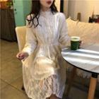 Lace Blouse / Long-sleeve Lace Dress