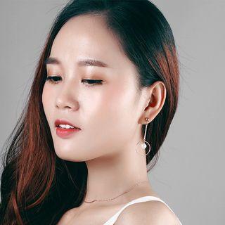 Faux Leather Drop Earring