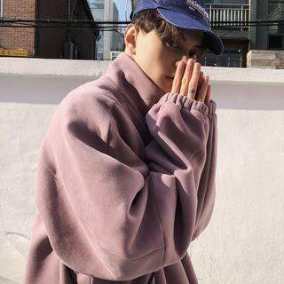 Stand Collar Half-zip Pullover