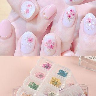 Dried Flower Nail Art Decoration Box