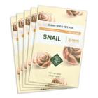 Etude - 0.2 Therapy Air Mask Snail Set 5 Pcs 5 Pcs