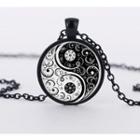 Alloy Yin And Yang Pendant Necklace