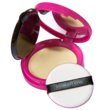 3 Concept Eyes - Pink Creamy Compact Foundation (#21 Light Beige) 9g