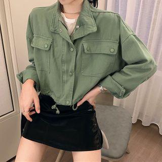 Crop Button-up Jacket