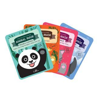 Pretty Skin - Total Solution 2x Power Animal Mask - 4 Types Penguin - Whitening