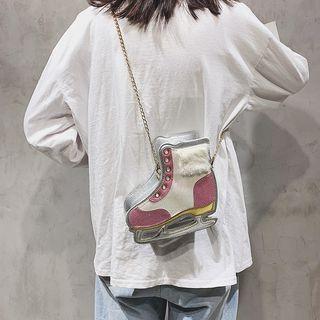Ice Skate-shaped Crossbody Bag