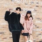 Couple Matching Long-sleeve Loose-fit Hooded Top