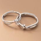 Knot Sterling Silver Ring 1 Pair - Silver - One Size