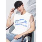 Loose-fit Printed Tank Top