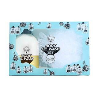 Village 11 Factory - Relax-day Body Oil Wash Set: 300ml + Shower Ball 1pc 2pcs