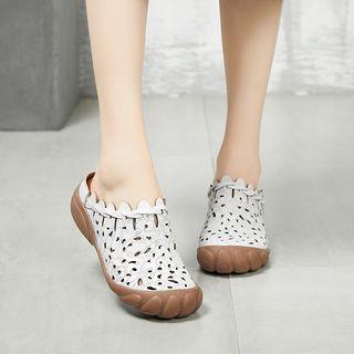 Printed Cut-out Mules
