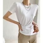 Button-side Wrap Front Top