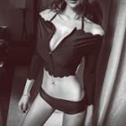 Set: Cutout Bikini + Scallop Trim Long-sleeve Top
