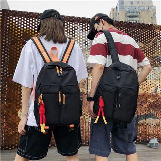 Rope Charm Nylon Backpack
