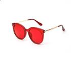 Colored Chunky Frame Sunglasses