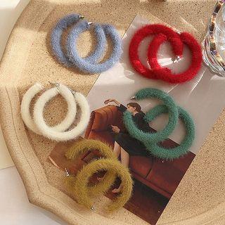 Chenille Open Hoop Earring