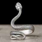 Snake Open Ring Silver - One Size