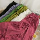 Drawstring Midi Skirt In 6 Colors