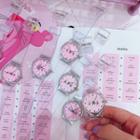 Chinese Characters Transparent Strap Watch