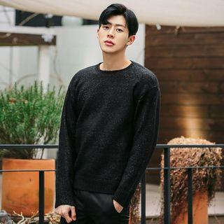Crew-neck Colored M Lange Knit Top