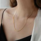 Necklace 1 Pc - Gold - One Size