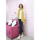 Lace-trim Tassel-accent Scarf