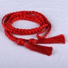 Braided Tassel Hair Tie