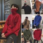 Turtleneck Loose-fit Sweater In 6 Colors