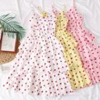 Layered Strawberry-print Sleeveless Dress